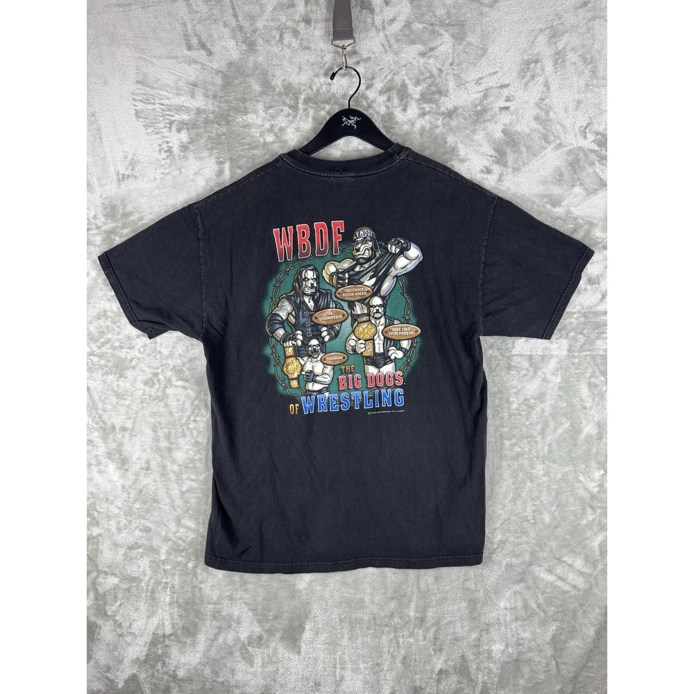 Vintage Big Dogs WWE WWF Wrestling Hogan Stone Cold Undertaker Mens L/XL 90s